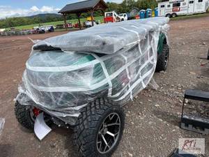 lot 122 image: Off road 6 passenger electric golf ...