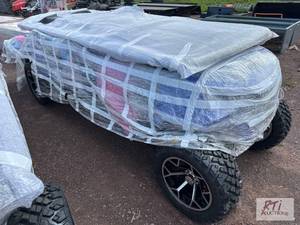 lot 145 image: Off road 6 passenger electric golf ...