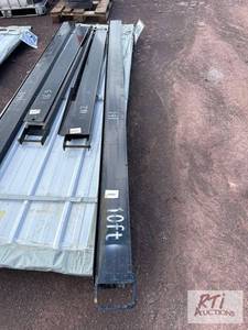 lot 161 image: Pair of 10ft fork extensions....