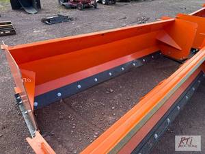 lot 170 image: 10ft skid loader mounted snow pushe...