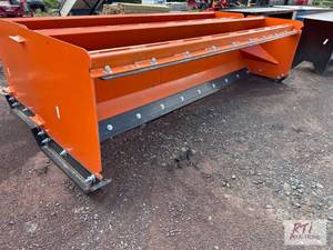 lot 171 image: 10ft skid loader mounted snow pushe...