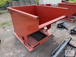lot 193 image: 2 yard self tipping dump hopper wit...