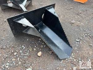 lot 196 image: Tree spade for mini skid loader....