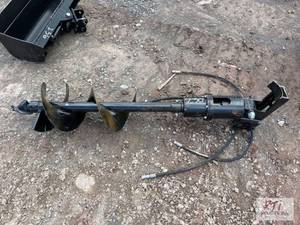 lot 230 image: Hydraulic post hole digger for exca...