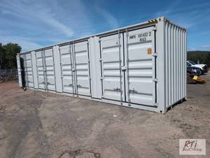 lot 240 image: Single trip 40ft shipping container...