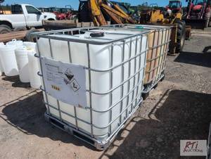lot 243A image: 2X Caged poly tanks....