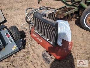 lot 261 image: Air compressor and cable...