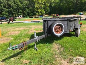 lot 52 image: Single axle homemade cart. Bill of ...