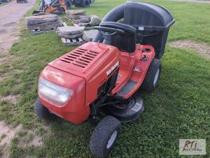 lot 119 image: Yard Machines 38in lawn tractor wit...