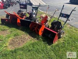 lot 132 image: Lot of (5) snow blowers in inoperab...