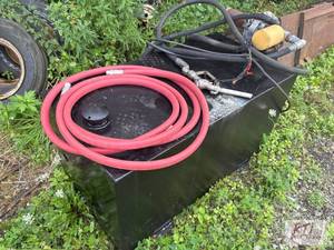 lot 152 image: Complete fuel transfer tank setup. ...