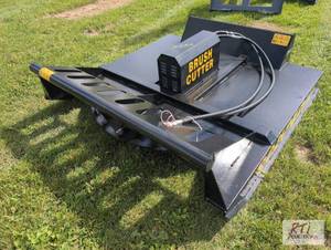lot 178 image: Hydraulic rotary mower for skid loa...