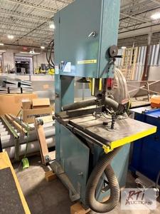 lot 205 image: JET band saw. Includes spare blades...