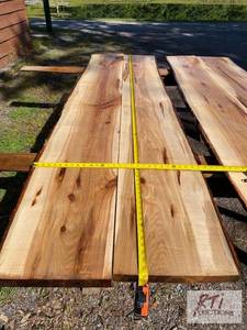 lot 228 image: 2 Sets of live-edge Ambrosia Maple ...