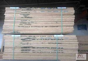 lot 230 image: 25x sheets of 4 foot x 8 foot, 34 ...