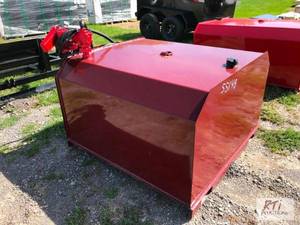 lot 236 image: 250 gallon skid mounted fuel tank w...