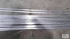 lot 287 image: 20 pieces of aluminum flat stock, 1...