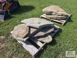 lot 289 image: 2X Pallets of flat natural landscap...