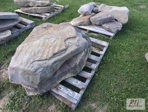 lot 290 image: 2X Pallets of mixed size natural la...