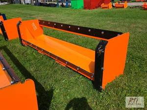 lot 54 image: 10ft snow pusher with bolt on pads ...