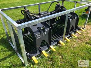 lot 62 image: LandHonor dual cylinder rock grappl...