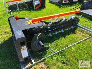 lot 75 image: Wolverine hydraulic chain trencher ...