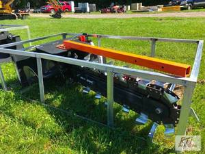 lot 77 image: Wolverine hydraulic chain trencher ...