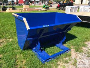 lot 111 image: 1.5 yard self tipping dump hopper w...