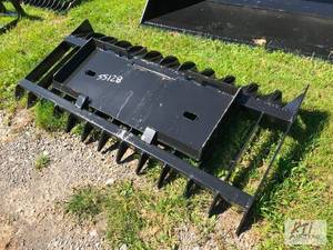 lot 115 image: 70in root rake for skid loader. MD...