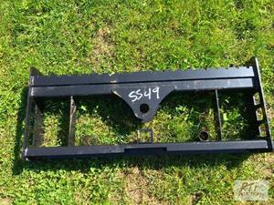 lot 127 image: Fork carriage for skid loader with ...