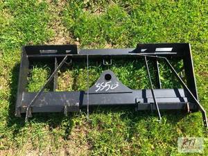 lot 128 image: Fork carriage for skid loader with ...