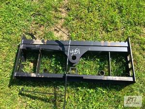 lot 129 image: Fork carriage for skid loader with ...