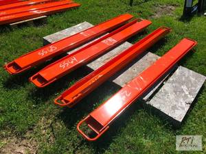 lot 135 image: Pair of 82in fork extensions. MDI ...