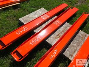 lot 136 image: Pair of 82in fork extensions. MDI ...