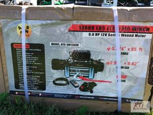 lot 181 image: ATS 13,000lb 12 volt electric winch...