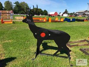 lot 236 image: Deer shaped shooting target. MDI I...