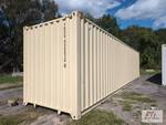 One trip 40ft shipping container, 9...