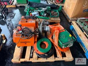 lot 26 image: Pallet with a GREENLEE Ultra Tugger...