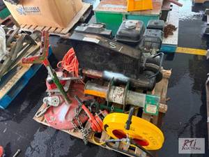 lot 51 image: MTM Gas air compressor, GREENLEE&nb...