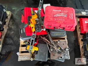 lot 66 image: Pallet of miscellaneous hand and po...