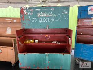 lot 70 image: Storage job box. #70...