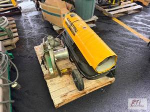 lot 75 image: GREENLEE power winch. and a DeWALT ...