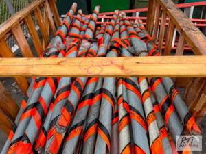 lot 89 image: Crate of safety flags. #89...