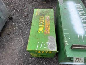 lot 110 image: Storage job box with contents. #110...