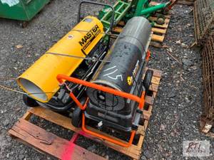 lot 115 image: Pallet with two space heaters . #11...