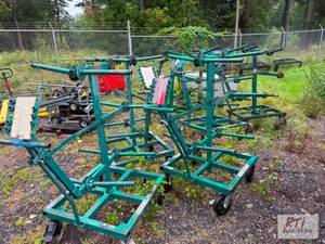lot 125 image: Quantity of steel wire carts. #125...