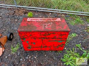 lot 127 image: Storage job box. #127.&nbsp...
