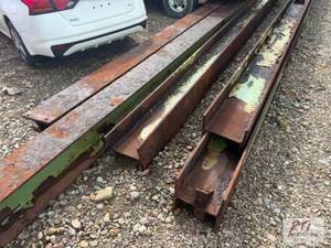 lot 61 image: Steel Beams. Approximately 10, 1FT ...