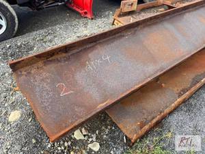 lot 64 image: Steel Beams. 4 beams 20FT long  or...