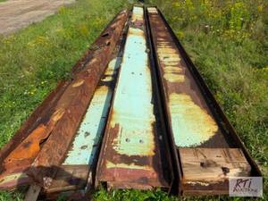 lot 73 image: Steel Beams. Approximately 6, 24IN ...
